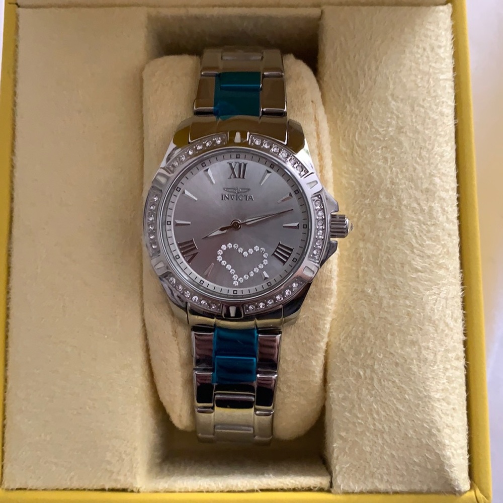 Silver Invicta Watch